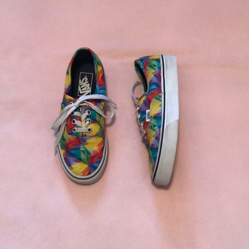 Women’s rainbow vans